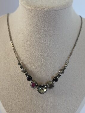 SORRELLI 16" CRYSTAL NECKLACE